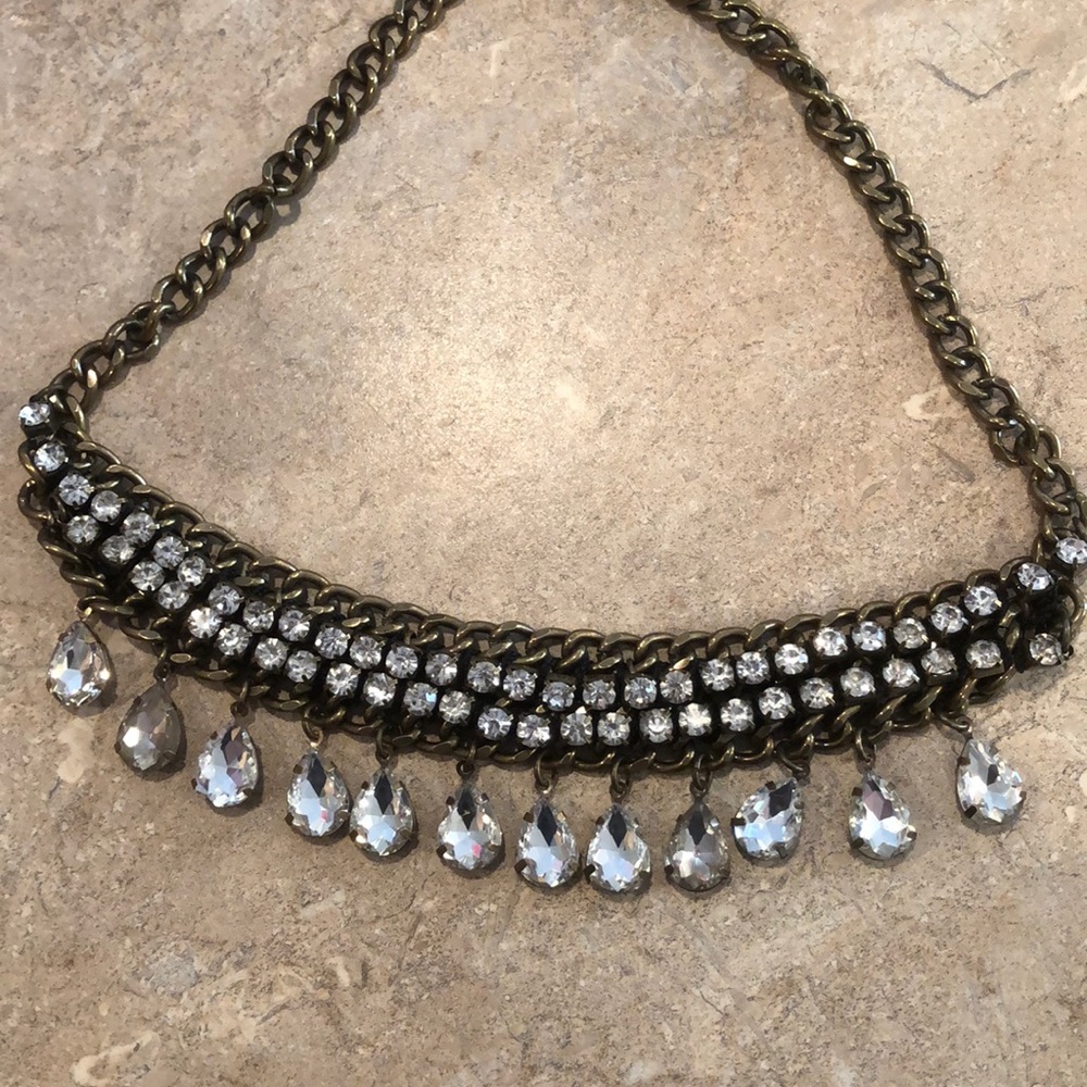 Jeweled Embellished Choker Necklace
